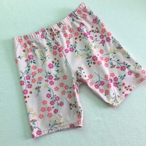 Pink Floral Bike Shorts by Dot Dot Smile